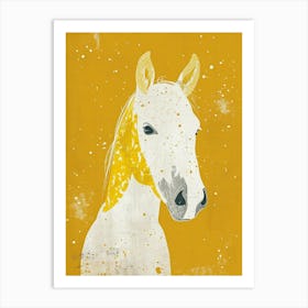 Yellow Horse 1 Art Print