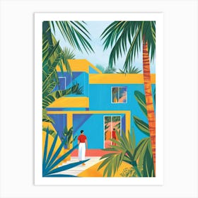 Tropical House 2 Art Print