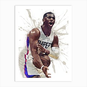 Chris Paul La Clippers Art Print