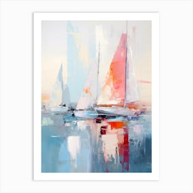 Sailboats 18 Art Print