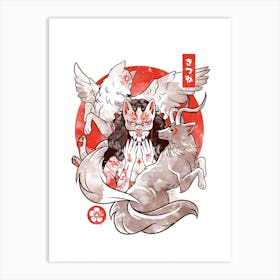 The Fox Yokai Art Print