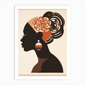 Portrait Of African Woman 13 Art Print