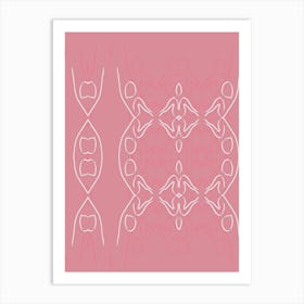 Abstract Pattern Vector Art Print