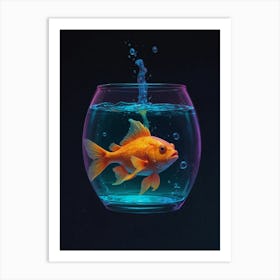 Goldfish Canvas Art 1 Art Print