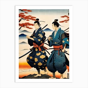 Samurai Warrior Art Art Print