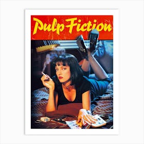 2559 Pulp Fiction Copy Fy Art Print