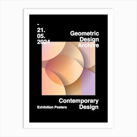 Geometric Design Archive Poster 23 Art Print