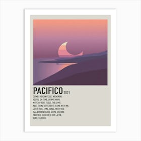 Pacifico 2021 Poster Art Print