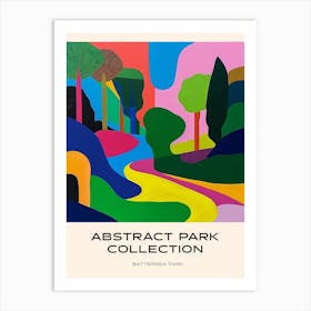 Abstract Park Collection Poster Battersea Park London 6 Art Print