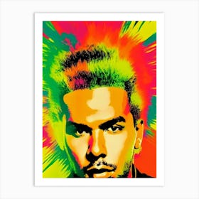 Afrojack Colourful Pop Art Art Print