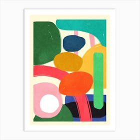 Modern Abstract Shape 03 Art Print