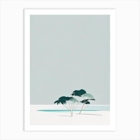 Panglao Island Philippines Simplistic Tropical Destination Art Print