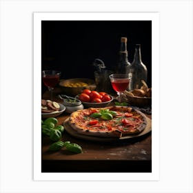 Pizza Stock Photos & Royalty-Free Footage 1 Art Print