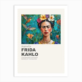 Museum Poster Inspired By Frida Kahlo 2 Art Print