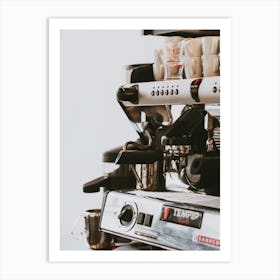 Coffee Machine Art Print