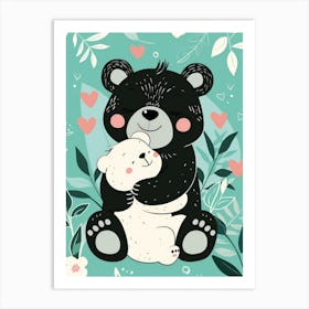 Bear Hug 3 Art Print