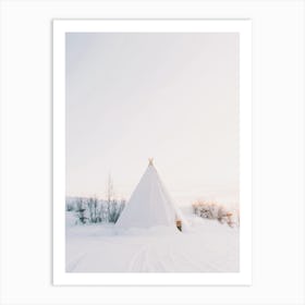 Arctic Tipi Art Print