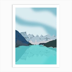 Moraine Lake, Banff National Park, Alberta, Canada Art Print