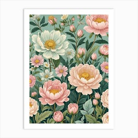 Floral Dreams 1 Art Print