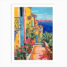 Nice France 4 Fauvist Painting Art Print