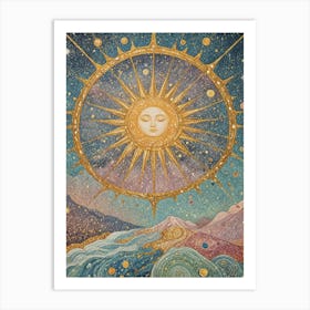 Extravagant Sun In The Sky Art Print