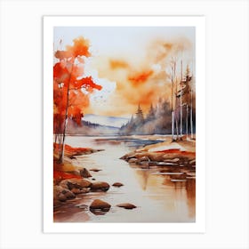 Watercolour Painting 1 Art Print