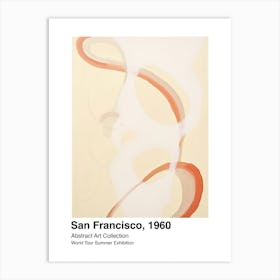 World Tour Exhibition, Abstract Art, San Francisco, 1960 2 Art Print