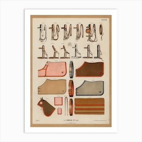 Horse Saddles And Equipment Art Print