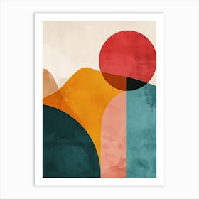 Abstract Minimalism Canvas Print Art Print