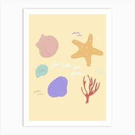 She Sells Sea Shells Art Print