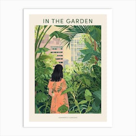 In The Garden Poster Hamarikyu Gardens Japan 3 Art Print