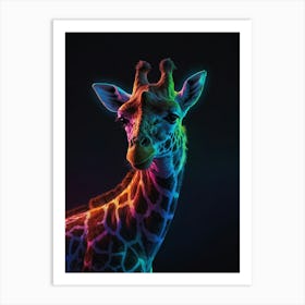 Giraffe Canvas Art 6 Art Print