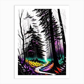 Forest Path 23 Art Print