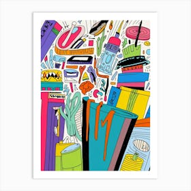 Doodle Art Art Print