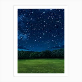 Night Sky 2 Art Print