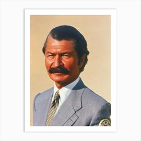 Charles Bronson Retro Collage Movies Art Print