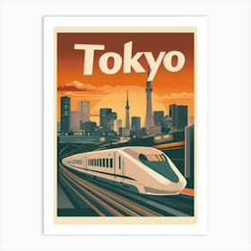 Aihrgdesign A Mid Century Modern Travel Poster For Tokyo Show Afbc099d E169 426e Bf18 D6be8e6aa7ea 2 Art Print