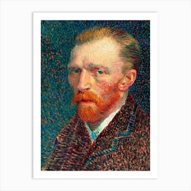 Portrait Of Vincent Van Gogh Art Print