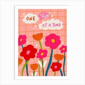 One Step At A Time Art Print