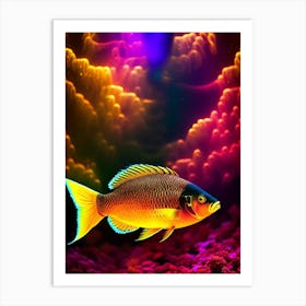 Fish In The Ocean Art Print