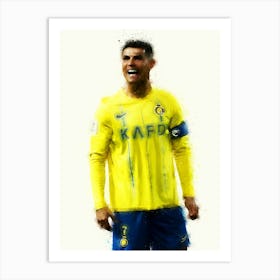 Cristiano Ronaldo Al Nassr 1 Art Print