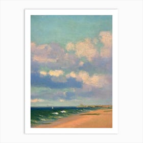 Southwold Beach 2 Suffolk Monet Style Art Print