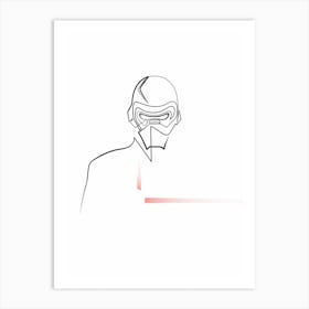 StarWars_Kyloren Art Print