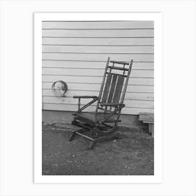 Early American Chair On Farm Of Fred Rowe, South Of Estherville, Iowa By Russell Lee Art Print