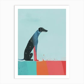 Greyhound Canvas Print Art Print