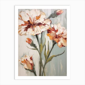 Fall Flower Painting Carnation 5 Art Print