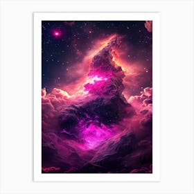 Purple Clouds In The Sky 1 Art Print