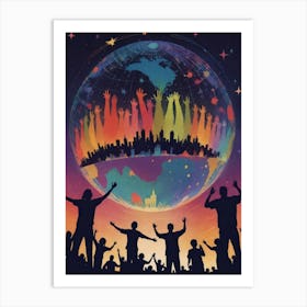 World Is Full Of People Art Print