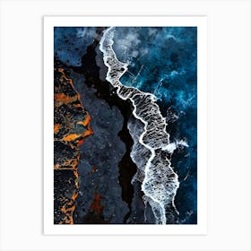 Iceland Coast Art Print