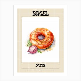 Onion Bagel 6 Art Print